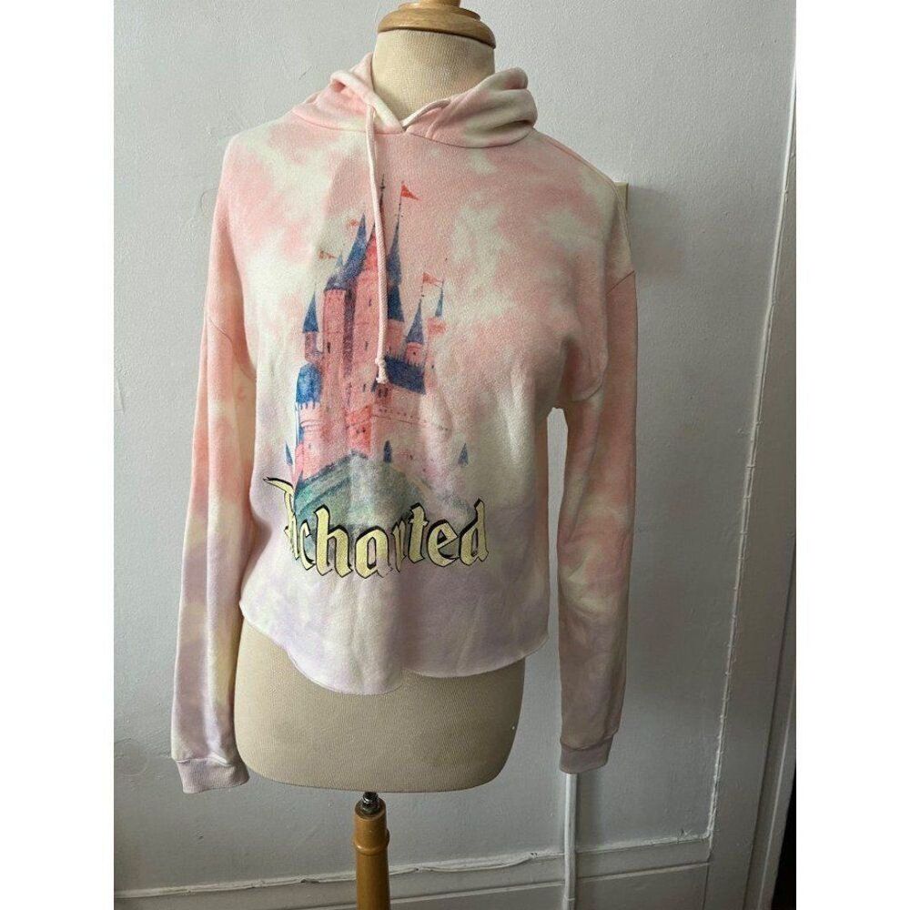 Disney Ella Enchanted hoodie M pink fairy princess cropped soft girl feminine